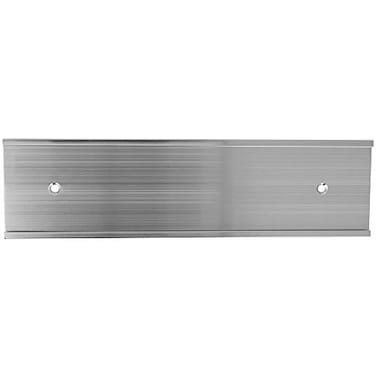 ExcelMark 2x 8Aluminum Wall Mounted Name Plate Holder Office Business Door Sign Holder Wall or Door Silver