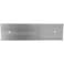 ExcelMark 2x 8Aluminum Wall Mounted Name Plate Holder Office Business Door Sign Holder Wall or Door Silver
