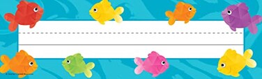 Teacher Created Resources Colorful Fish Flat Name Plates