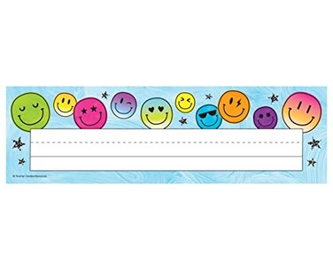 Teacher Created Resources Brights 4Ever Flat Name Plates TCR6937