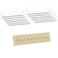 AITEE Acrylic 12 Pack Name Plates for Desks 2x8 Clear Desk Name Plate Personalized Desk Sign Holder for Table Display Tent Name Plate Display for Office Conference Business EventSchool Classroom