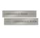 NapTags Quality SatinAluminum Conference Room Slider Signs 10 x 2 Made in the USA Silver