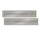 NapTags Quality SatinAluminum Conference Room Slider Signs 10 x 2 Made in the USA Silver