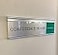 NapTags Modern Satin Aluminum Conference Room Slider Nameplate Holder 8 x 2
