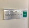 NapTags Modern Satin Aluminum Conference Room Slider Nameplate Holder 8 x 2