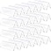 Yulejo 24 Pack Clear Plastic Name Plates for Desk 85 x 3 Acrylic Wall Name Plate Holder Desk Sign Frame for Table Display Blank Nameplate for Office Business Conference Meetingroom Student School Clas