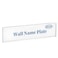 AITEE Acrylic 12 Pack Wall Name Plates Holder for Desks 2x8 Clear Wall Mount Name Plate Display with 3M Tapes Floating Door Name Plates Set for Office Home School Classroom Teacher