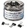 Officemate Staples Micro Binder Clips Black 100 Count ExtraSmall Clips for Receipts Labels Detailed Paperwork