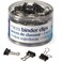Officemate Staples Micro Binder Clips Black 100 Count ExtraSmall Clips for Receipts Labels Detailed Paperwork