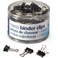 Officemate Staples Micro Binder Clips Black 100 Count ExtraSmall Clips for Receipts Labels Detailed Paperwork