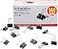 1InTheOffice Mini Binder Clips Paper Clamp Metal Binder Clips Document Binder Clip Black 06 144 Pack