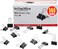 1InTheOffice Mini Binder Clips Paper Clamp Metal Binder Clips Document Binder Clip Black 06 144 Pack