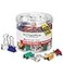 1InTheOffice Multicolored Binder Clips Mini 60ct