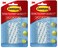 Command 17026CLRES Decorating Clips Clear 20Clips 2 Pack