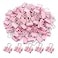 YCVIORING Pink Binder Clips Mini Paper Clip Small Paper Clamps 15mm 58 inch 100 Pack Micro Size Office Clips for Home School and Business Pink