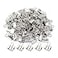 YCVIORING Silver Binder Clips Mini Paper Clip Small Paper Clamps 15mm 58 inch 100 Pack Micro Size Office Clips for Home School and Business Silver