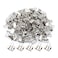 YCVIORING Silver Binder Clips Mini Paper Clip Small Paper Clamps 15mm 58 inch 100 Pack Micro Size Office Clips for Home School and Business Silver