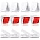 Jetec Self Adhesive Wall Clips Shower Curtain Photo Clips for Paper Flag Hanger DoubleSided Spring for Teachers Poster Home Office RopeWhite12 Pieces