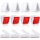Jetec Self Adhesive Wall Clips Shower Curtain Photo Clips for Paper Flag Hanger DoubleSided Spring for Teachers Poster Home Office RopeWhite12 Pieces