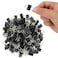 OWLKELA 120 Pack Mini Binder Clips Black Binder Clips Small Paper Clips 15mm 58 Inch Micro Size Office Clips for Home School Office and Business
