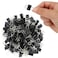 OWLKELA 120 Pack Mini Binder Clips Black Binder Clips Small Paper Clips 15mm 58 Inch Micro Size Office Clips for Home School Office and Business