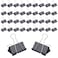 V-chen 144 Pcs Binder Clips 1Inch Medium Paper Clamps for Document Clamp File Wide Metallic Office School and Home SuppliesBlack