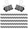 WinJiaYao 60 Pack Large Binder Clips 16 Inch Binder Clips Large SizeBig Paper Clamps Clips Clips for Paperwork for Office and Home Supplies School Black