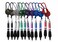 Cotton Fly Carabiner Retractable Pen Keychain 12 Pack PullOut Pen with Belt Clip Reel Durable Key Holder for Work Office Warehouse Nurses Teachers Delivery Drivers
