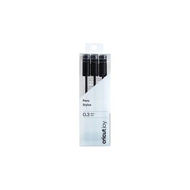 Cricut Extra Fine Point Pens Black 3ct 3mm for Joy Joy Xtra Machines