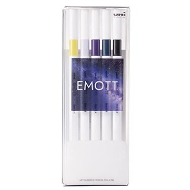 Uni EMOTT 5 Colors Set No11 Midnight Color PEMSY5CNO11