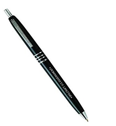 Skilcraft US Government Pen Medium Point Black Ink 12 Count Pack of 1