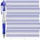 Fainne 200 Pack Retractable Ballpoint Pen 10 mm Medium Point Refillable Smooth Click Writing Pens With Grip for Work Journal Writing Office School SuppliesBlue Ink