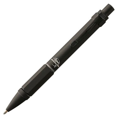 Fisher Space Pen Black Clutch Pen Pressurized Ballpoint Pen Writes Upside Down and in Extreme Temperatures Smooth Black Ink Medium Point Pocket Clip Gift Box
