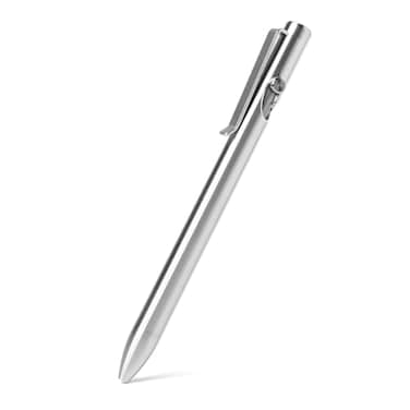 Tactile Turn Titanium Bolt Action Pen Standard Length 100 Made in the USA AllMetal Construction