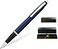 Cross Calais Refillable Gel Ink Rollerball Pen Medium Rollerball Includes Premium Gift Box Matte Metallic Blue