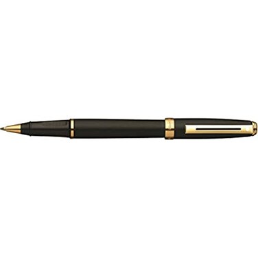 Sheaffer Prelude Black Matte Rollerball Pen with 22KT GoldPlated Trim