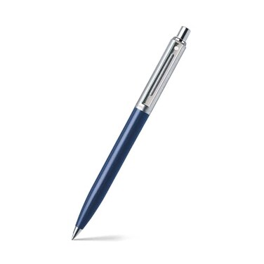 Sheaffer Sentinel Blue Ballpoint Pen with Chrome Trim
