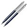 Sheaffer Sentinel Blue Ballpoint Pen 07mm Pencil with Chrome Trim