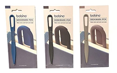 Bobino Slim Pen Bobino Bookmark Pen Set of 3 Petrol Slate and Charcoal