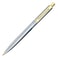Sheaffer Sentinel Brushed Chrome Cap Barell Nickel Plate Trim Ballpoint E232551