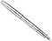 Sheaffer 100 Brushed Chrome Fountain Pen with Chrome Trim and Fine Nib