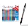 Paper Mate Profile Retractable Ballpoint Pens Bold Point 14mm Assorted Colors 12 Count Back to School Office Teacher Supplies