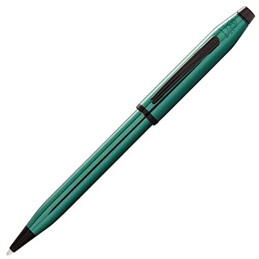 Cross Century II Translucent Green Lacquer Ballpoint Pen Professional Pen for Everyday Use Smooth Writing Comfortable Grip Black Ink Durable Construction Includes Gift Box