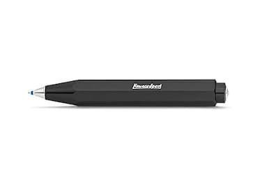 Kaweco SKYLINE SPORT Ball Pen Black Retractable Ballpoint Pen with a Standard D1 Refill 105 cm