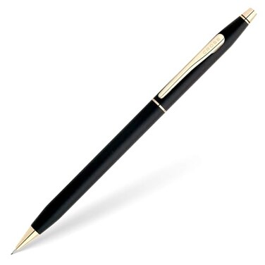 Cross Classic Century Classic Black 07MM Pencil Mechanical Pencil for Effortless Writing Distinctive Design Sleek Body Comfortable Grip Easy to Refill Corporate Gift