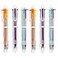 Hutou 12 Pack 05mm 6in1 Multicolor Ballpoint Pen 6 Colors Retractable Ballpoint Pens 12 Pack