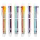 Hutou 12 Pack 05mm 6in1 Multicolor Ballpoint Pen 6 Colors Retractable Ballpoint Pens 12 Pack