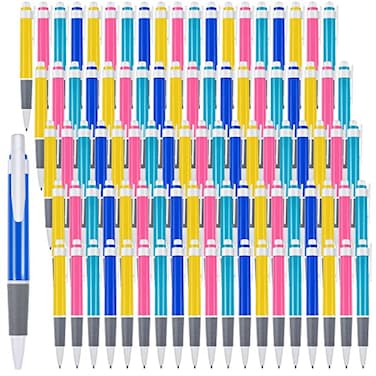 Henoyso 200 Count Retractable Ballpoint Pens Bulk 07 mm Black Ink Click Pens Back to School Pens Supplies for Teens Office Students Gifting for Back to School
