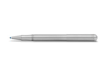 Kaweco LILIPUT Ball Pen Stainless Steel with Cap I Retractable Ballpoint Pen with Standard D1 Refills in a Tin Box I Metal Ball Pen 13 cm
