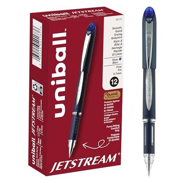 Uni-Ball uniball Jetstream Ballpoint Pen Fine Point 07mm Blue